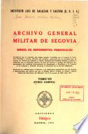 Archivo General Militar de Segovia