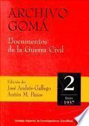 Archivo Gomá: Enero de 1937