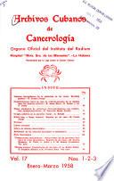 Archivos cubanos de cancerologia