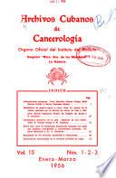 Archivos cubanos de cancerología