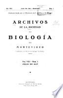 Archivos de la Sociedad de Biología de Montevideo