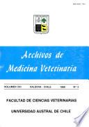 Archivos de Medicina Veterinaria