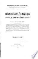 Archivos de pedagogía y ciencias afines
