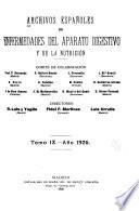 Archivos españoles de enfermedades del aparto digestivo y de la nutrición