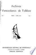 Archivos venezolanos de folklore
