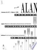 Archivos venezolanos de nutrición