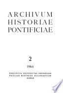 Archivum historiae pontificiae