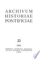 Archivum historiae pontificiae