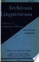 Archivum Linguisticum