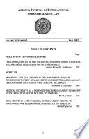Arizona Journal of International and Comparative Law