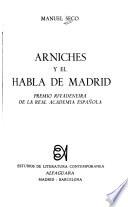 Arniches y el habla de Madrid