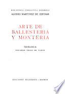 Arte de ballestería y montería