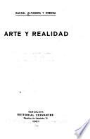 Arte y realidad por Rafael Altamira y Crevea