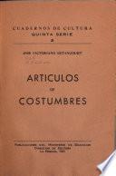 Artículos de costumbres