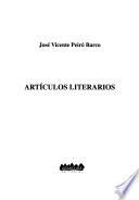 Artículos literarios