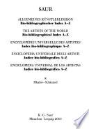 Artists of the world bio-bibliographical index A-Z
