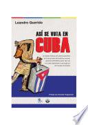 Así se vota en Cuba