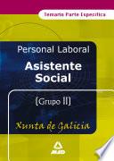 Asistente social de la xunta de galicia .Temario
