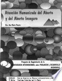 Atención humanizada del aborto y del aborto inseguro, Nicaragua