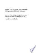 Atti del XXI Congresso Internazionale di Linguistica e Filologia Romanza: Sezione 7: Edizione e analisi linguistica dei testi letterari e documentari del Medioevo ; Sezione 8: Paradigmi interpretativi della cultura medievale