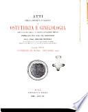 Atti della Società italiana di ostetricia e ginecologia