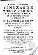 Augusto llanto, finezas de tierno cariño de la imperial ciudad de Zaragoza en la muerte de Felipe el Grande, Quarto de Castilla i Tercero de Aragón