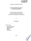 Automated Availability Management in Large-scale Storage Systems