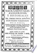 Autos sacramentales, alegoricos y historiales del insigne poeta español don Pedro Calderon de la Barca ..., 5