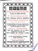 Autos sacramentales alegóricos y historiales del insigne poeta español Don Pedro Calderon de la Barca ... Obras pósthumas que del Archivo de la Villa de Madrid saca originales a luz don Pedro de Pando y Mier