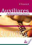 Auxiliares Administrativos de la Universidad de Salamanca. Temario Ebook