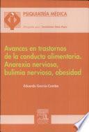 Avances en Trastornos de la Conducta Alimentaria Anorexia Nerviosa, Bulimia Nerviosa, Obesidad