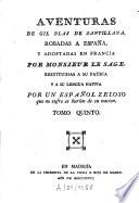 Aventuras de Gil Blas de Santillana