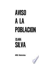 Aviso a la población