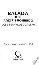 Balada del amor prohibido