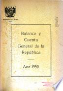 Balance y cuenta general de la república por el año de ...