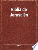 Biblia de Jerusalén