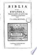 Biblia en lengua española, 1