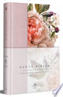 Biblia Reina Valera 1960 Letra Grande. Tapa Dura, Tela Rosada con Flores, Tamaño Manual/Spanish Bible RVR 1960. Handy Size, Large Print, Hardcover, Pink