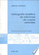 Bibliografía analítica de ediciones de coplas sefardíes