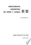 Bibliografía argentina de artes y letras