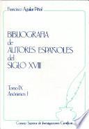 Bibliografía de autores españoles del siglo XVIII