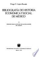 Bibliografía de historia económica y social de México