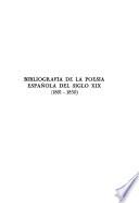 Bibliografía de la poesía española del siglo XIX (1801-1850): Obras generales. Autores y obras anónimas (A-CH)