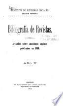 Bibliografía de revistas