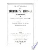 Bibliografía española