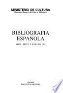 Bibliografía española
