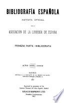 Bibliografia española