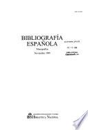 Bibliografía española