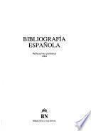 Bibliografía española