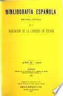 Bibliografia española